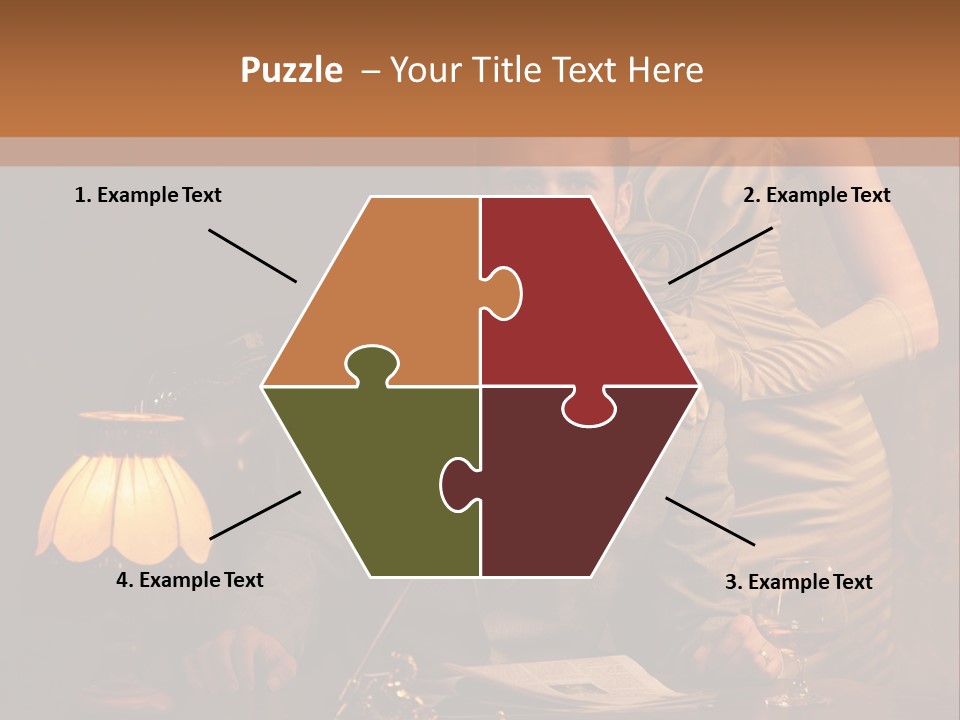 Businessman Secretary Bank PowerPoint Template