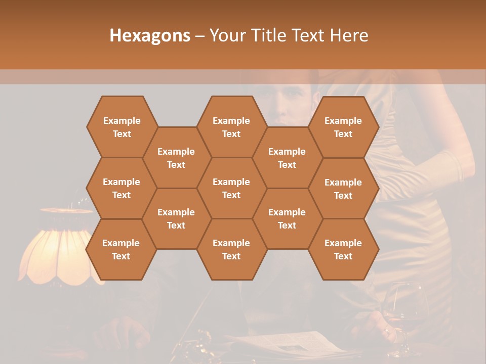 Businessman Secretary Bank PowerPoint Template