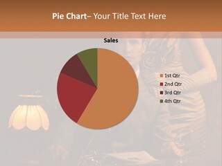 Businessman Secretary Bank PowerPoint Template