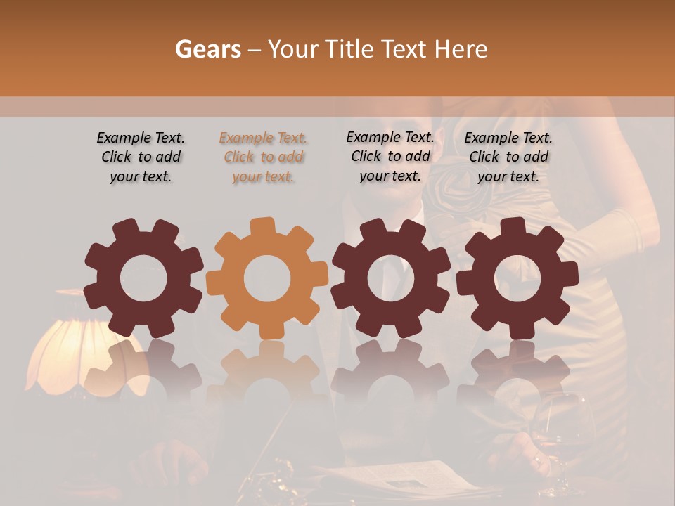 Businessman Secretary Bank PowerPoint Template