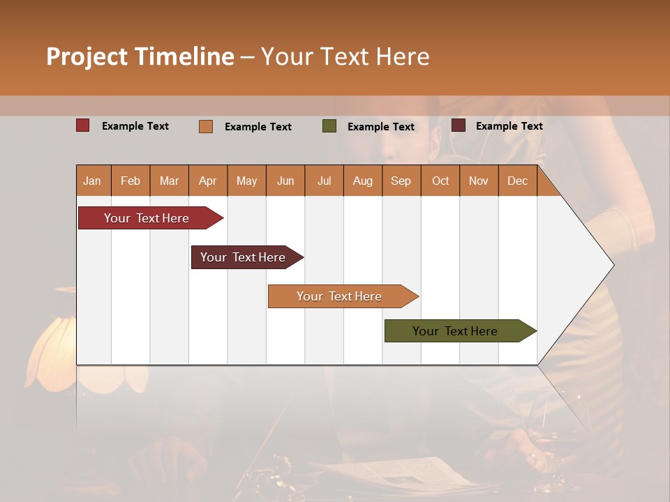 Businessman Secretary Bank PowerPoint Template