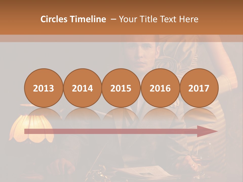 Businessman Secretary Bank PowerPoint Template