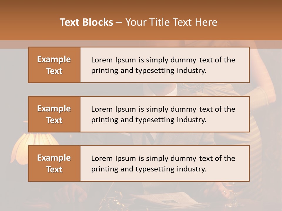 Businessman Secretary Bank PowerPoint Template