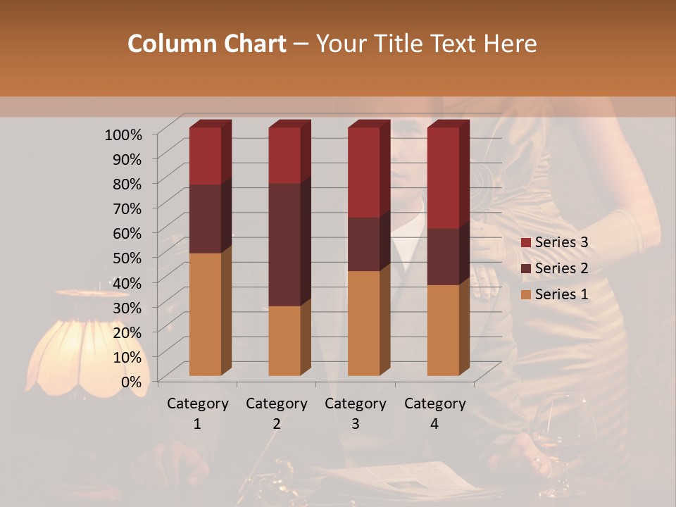 Businessman Secretary Bank PowerPoint Template