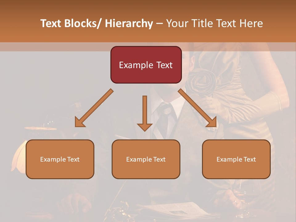 Businessman Secretary Bank PowerPoint Template