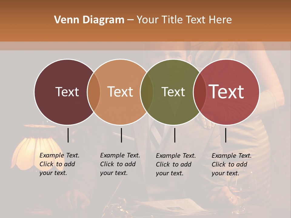 Businessman Secretary Bank PowerPoint Template