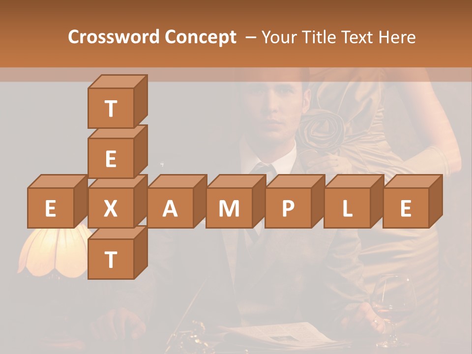 Businessman Secretary Bank PowerPoint Template