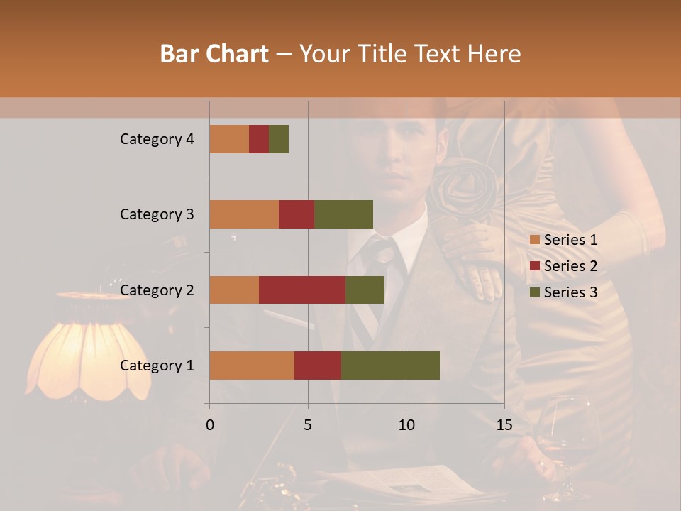 Businessman Secretary Bank PowerPoint Template