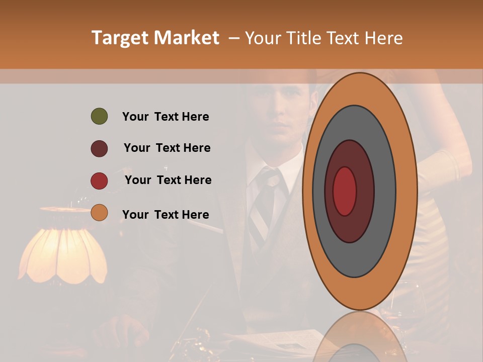 Businessman Secretary Bank PowerPoint Template