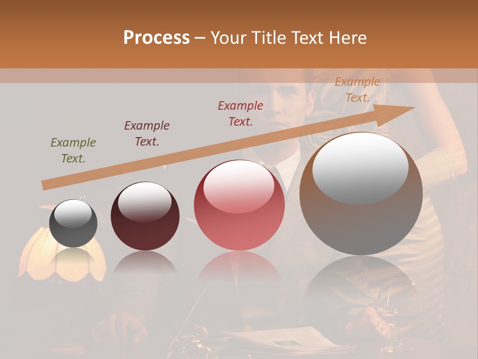 Businessman Secretary Bank PowerPoint Template