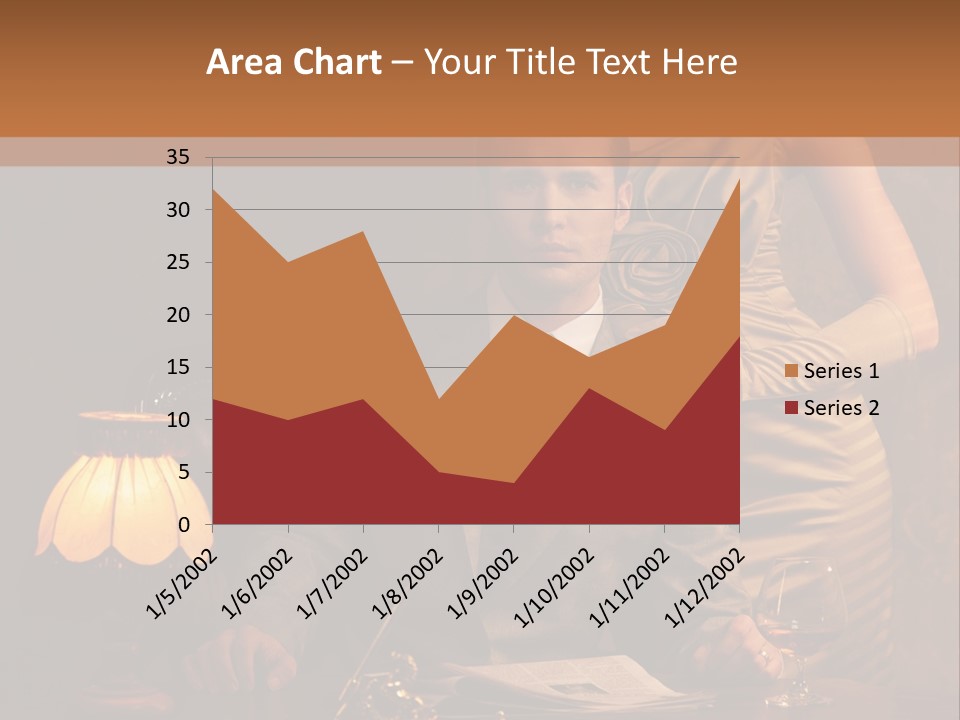 Businessman Secretary Bank PowerPoint Template