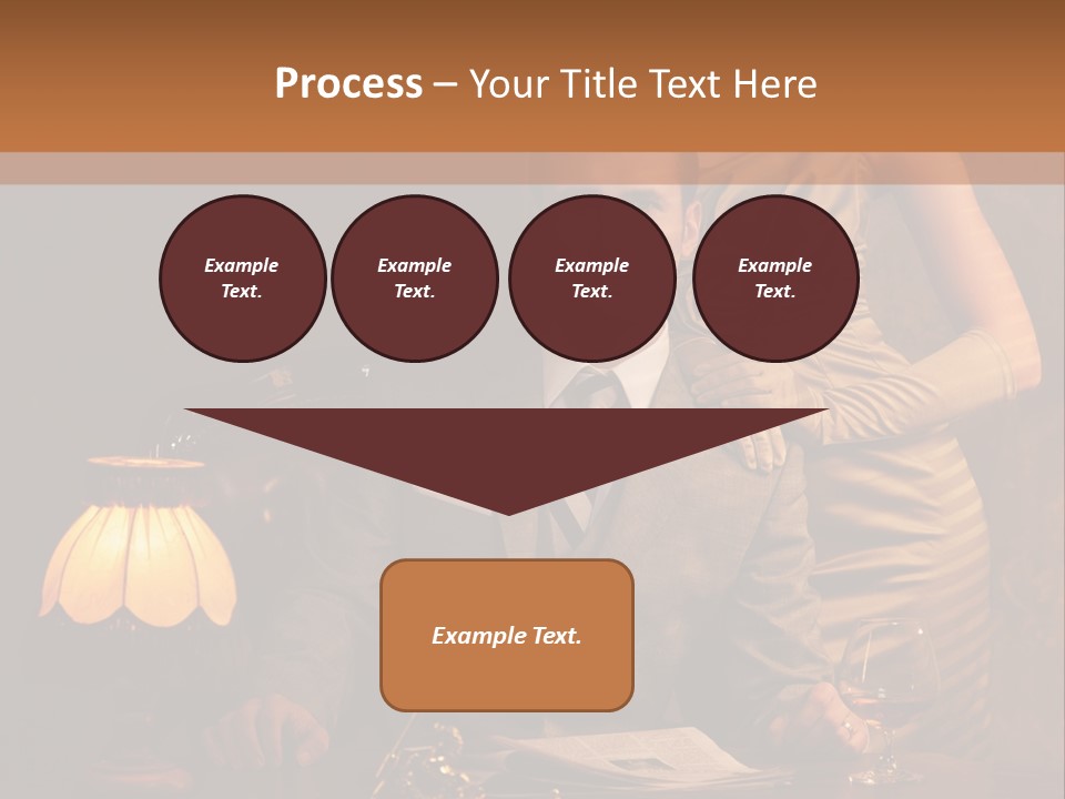 Businessman Secretary Bank PowerPoint Template
