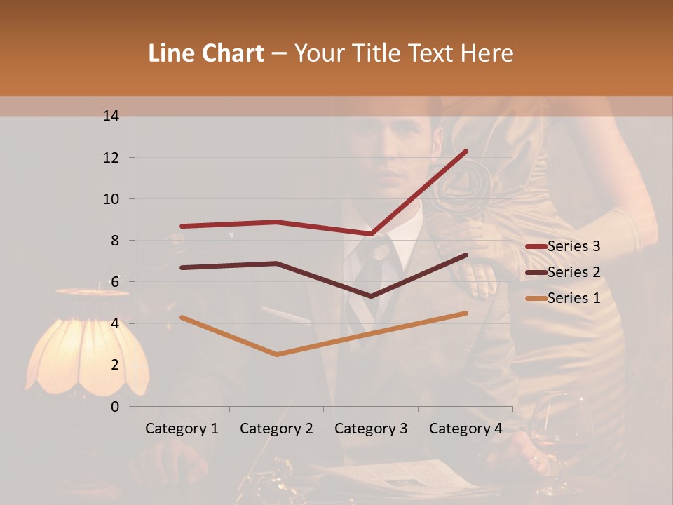Businessman Secretary Bank PowerPoint Template