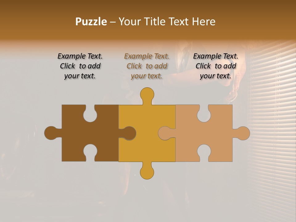 Table Suit  PowerPoint Template