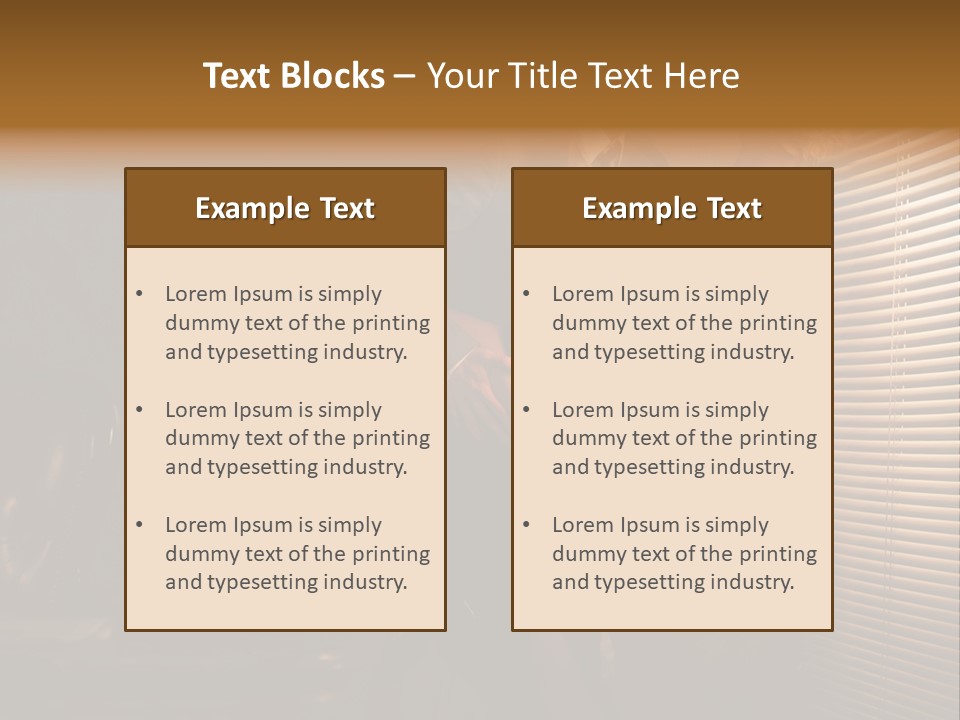 Table Suit  PowerPoint Template