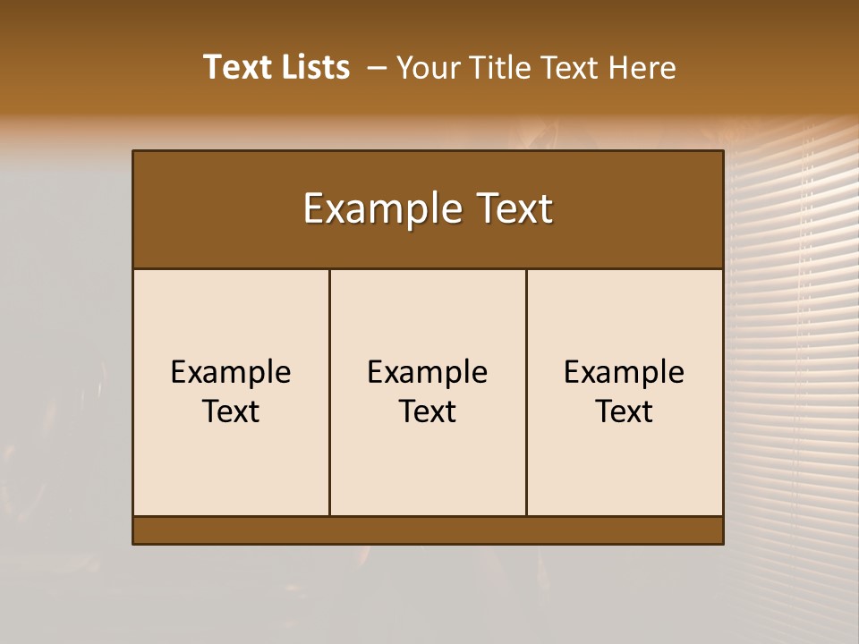 Table Suit  PowerPoint Template