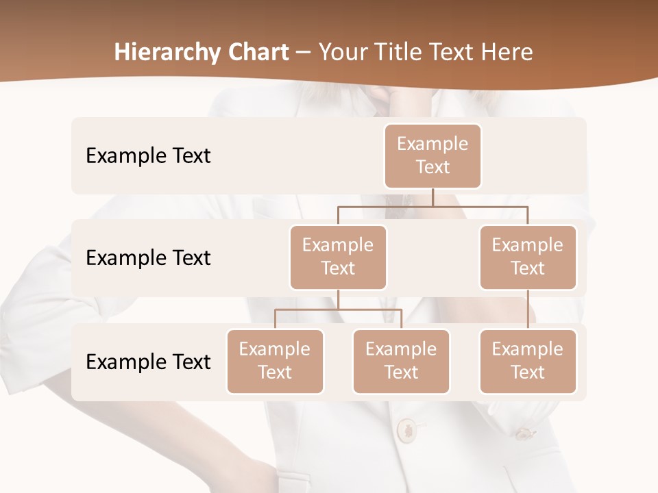 Business Person Toothy Smile PowerPoint Template