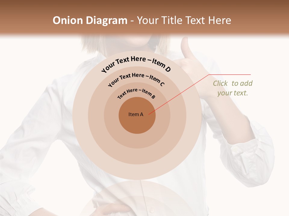 Businessperson Model Hands PowerPoint Template