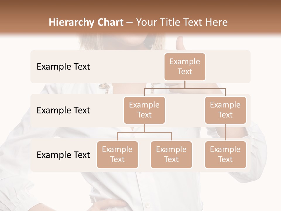 Businessperson Model Hands PowerPoint Template