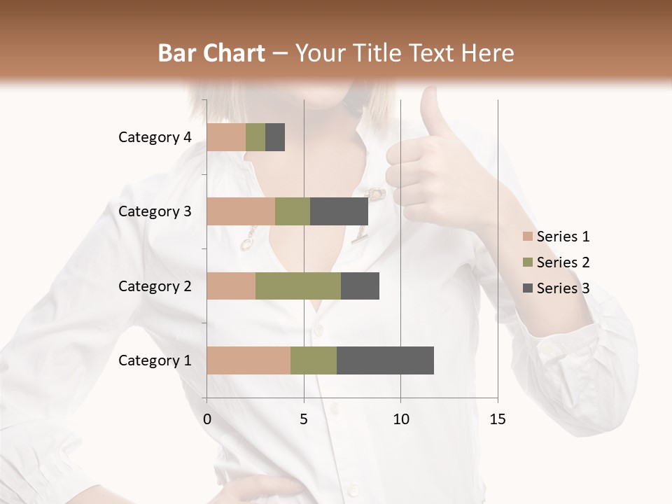 Businessperson Model Hands PowerPoint Template