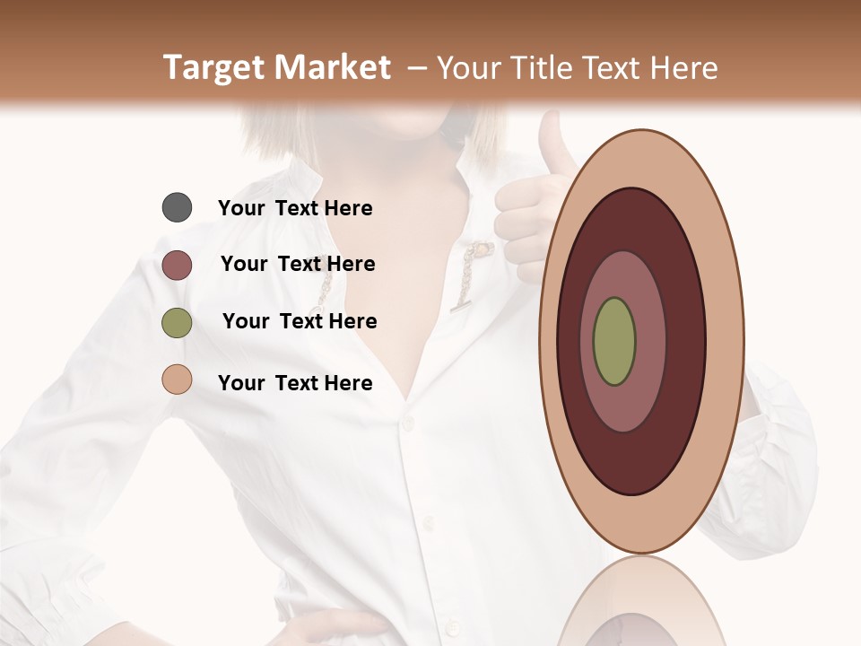 Businessperson Model Hands PowerPoint Template