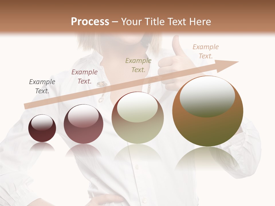 Businessperson Model Hands PowerPoint Template