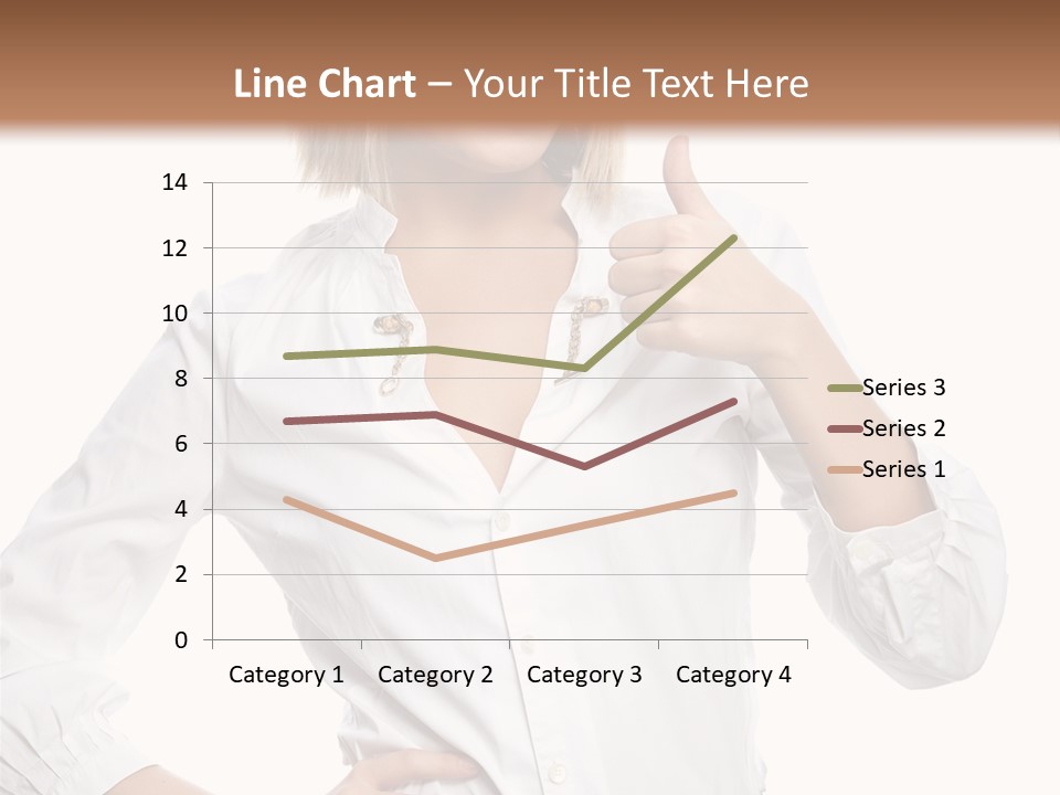 Businessperson Model Hands PowerPoint Template