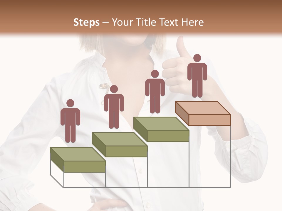 Businessperson Model Hands PowerPoint Template