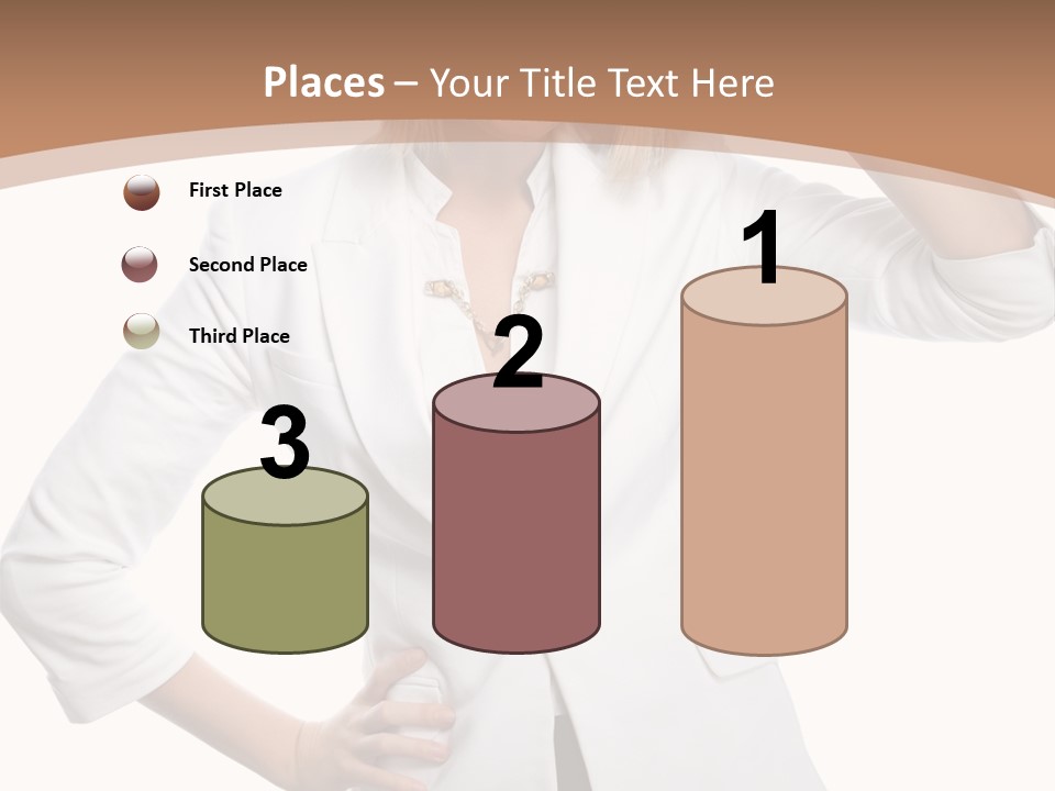 Health Happiness Woman PowerPoint Template