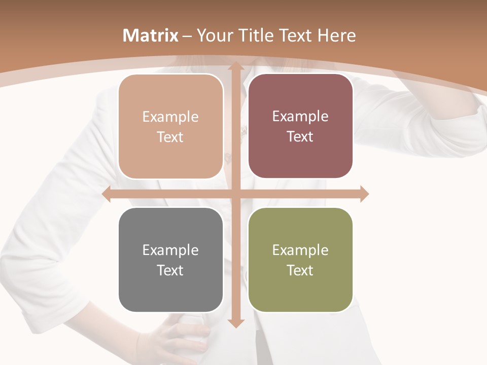 Health Happiness Woman PowerPoint Template