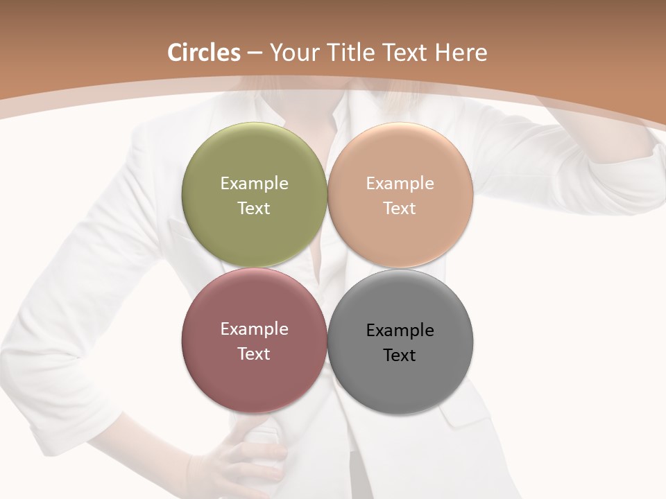 Health Happiness Woman PowerPoint Template