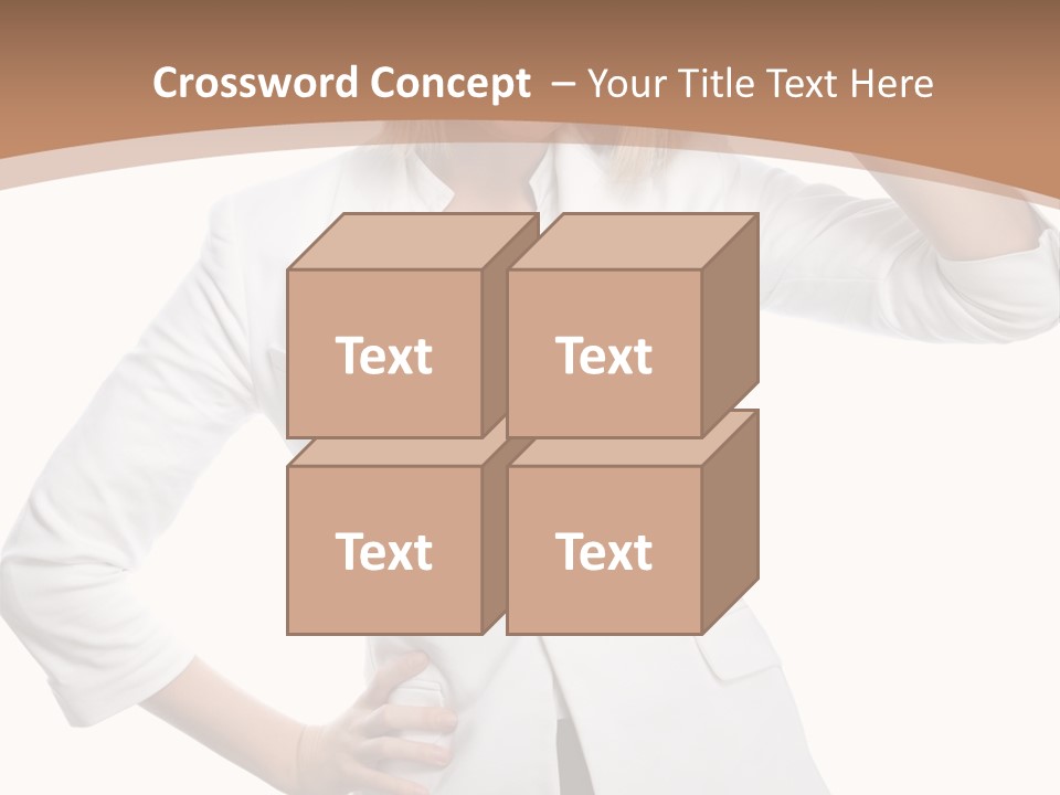 Health Happiness Woman PowerPoint Template