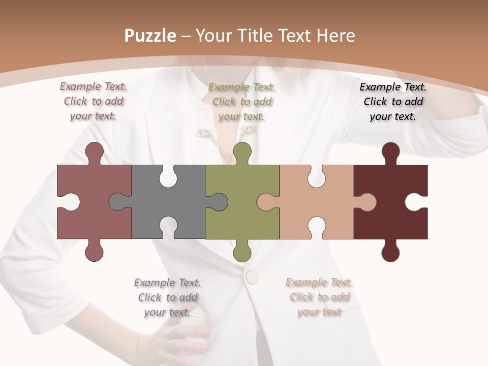 Health Happiness Woman PowerPoint Template