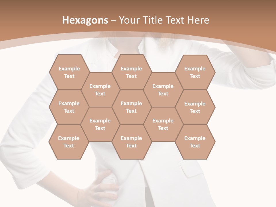 Health Happiness Woman PowerPoint Template