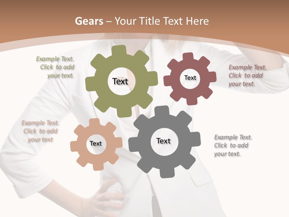 Health Happiness Woman PowerPoint Template