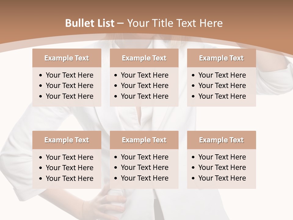 Health Happiness Woman PowerPoint Template