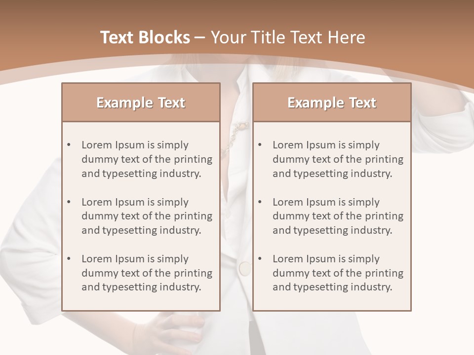 Health Happiness Woman PowerPoint Template