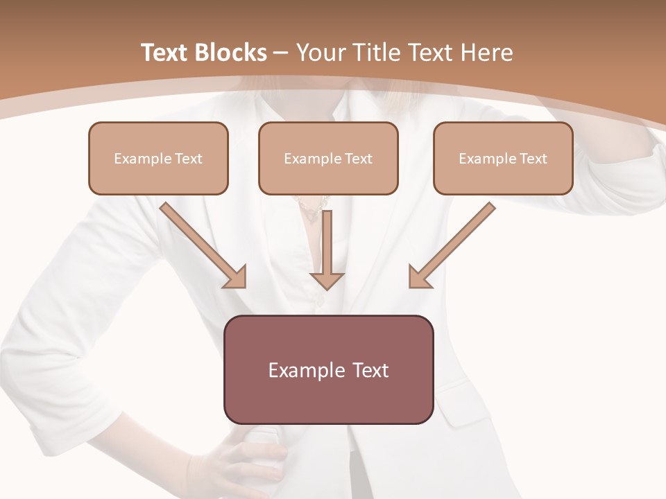 Health Happiness Woman PowerPoint Template