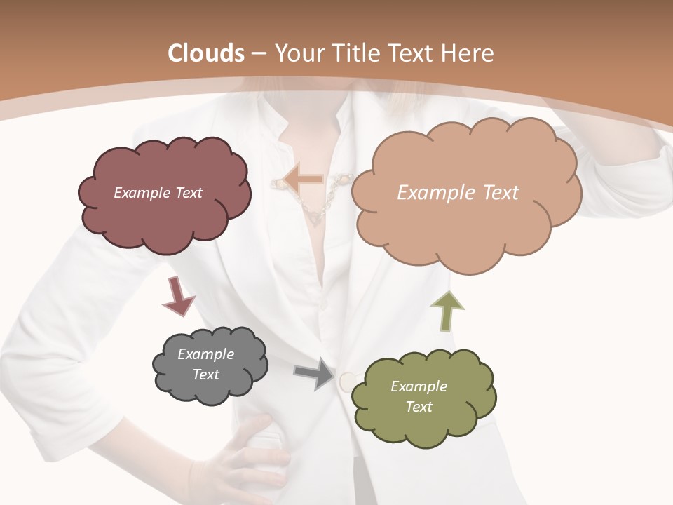 Health Happiness Woman PowerPoint Template