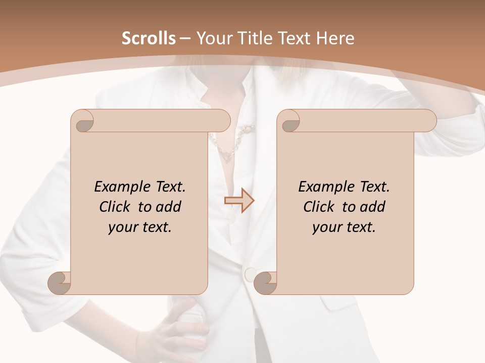 Health Happiness Woman PowerPoint Template