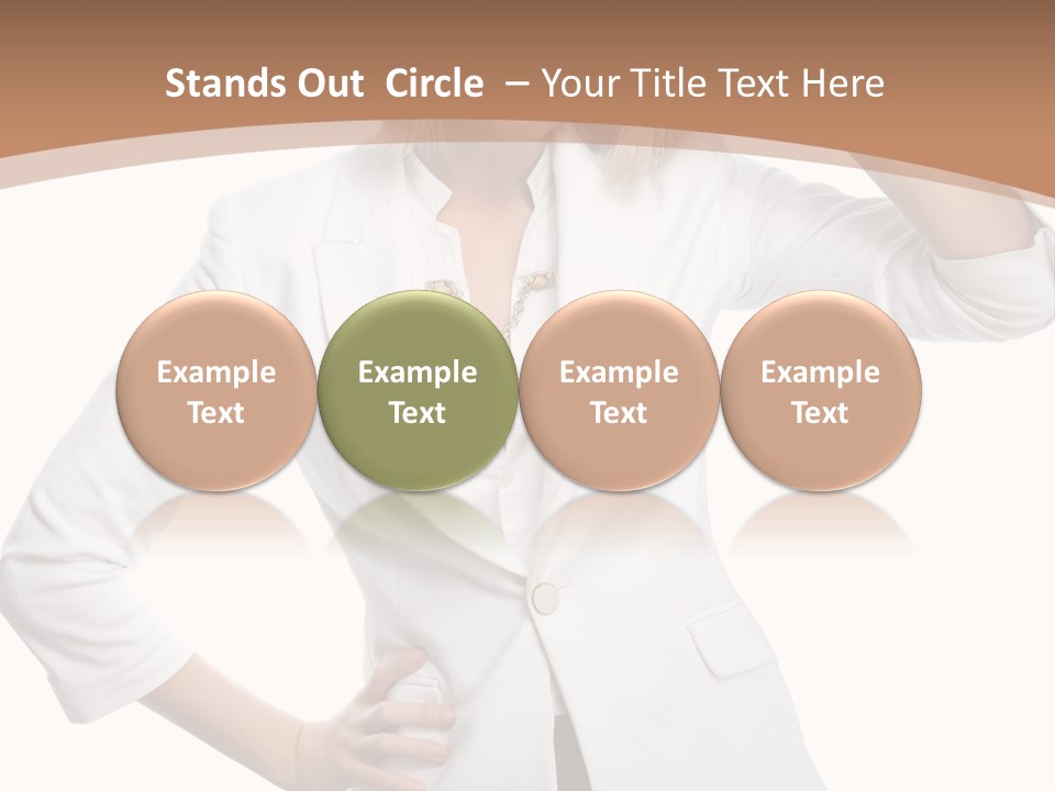 Health Happiness Woman PowerPoint Template