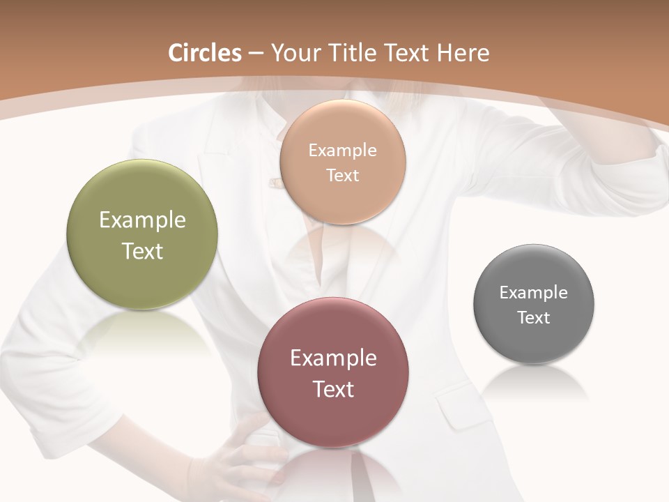 Health Happiness Woman PowerPoint Template