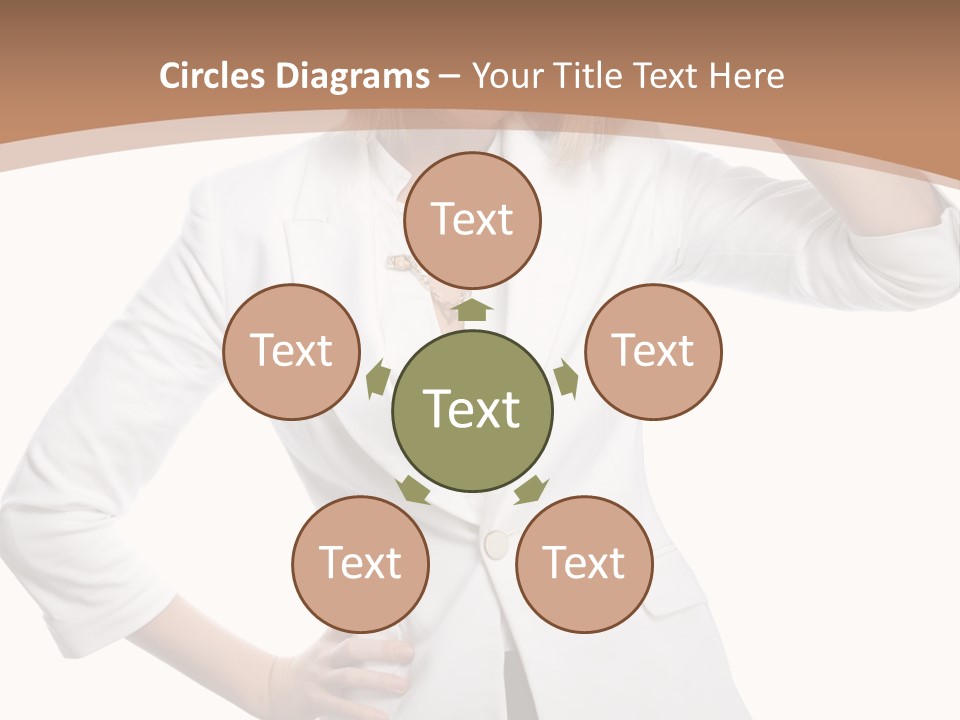 Health Happiness Woman PowerPoint Template