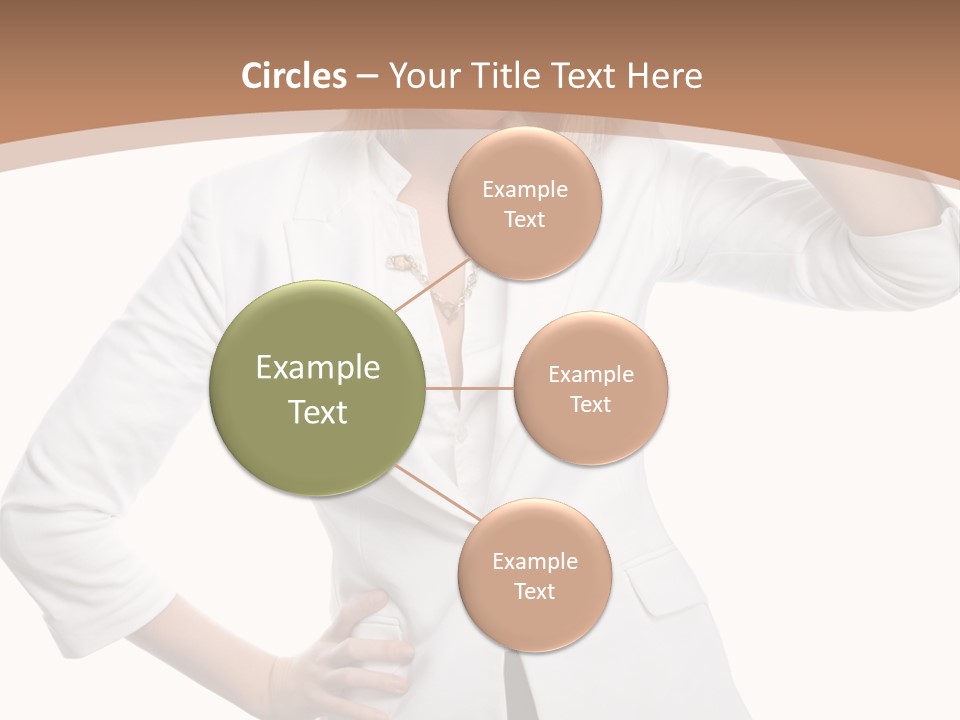 Health Happiness Woman PowerPoint Template