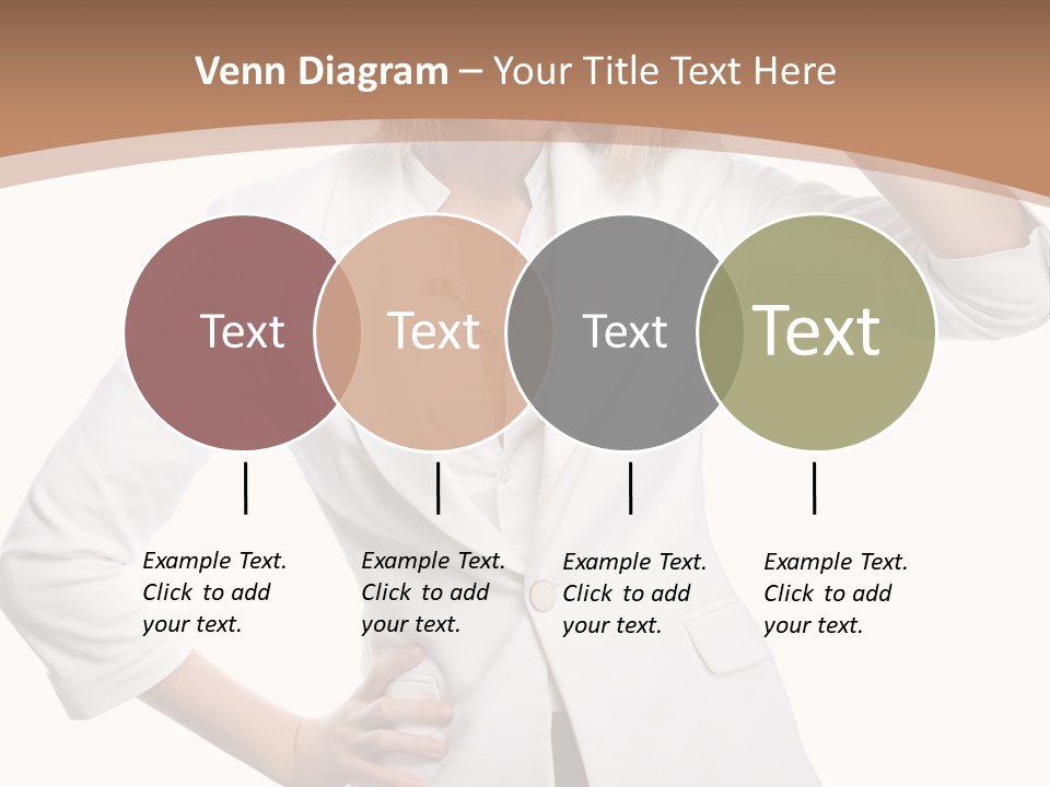 Health Happiness Woman PowerPoint Template