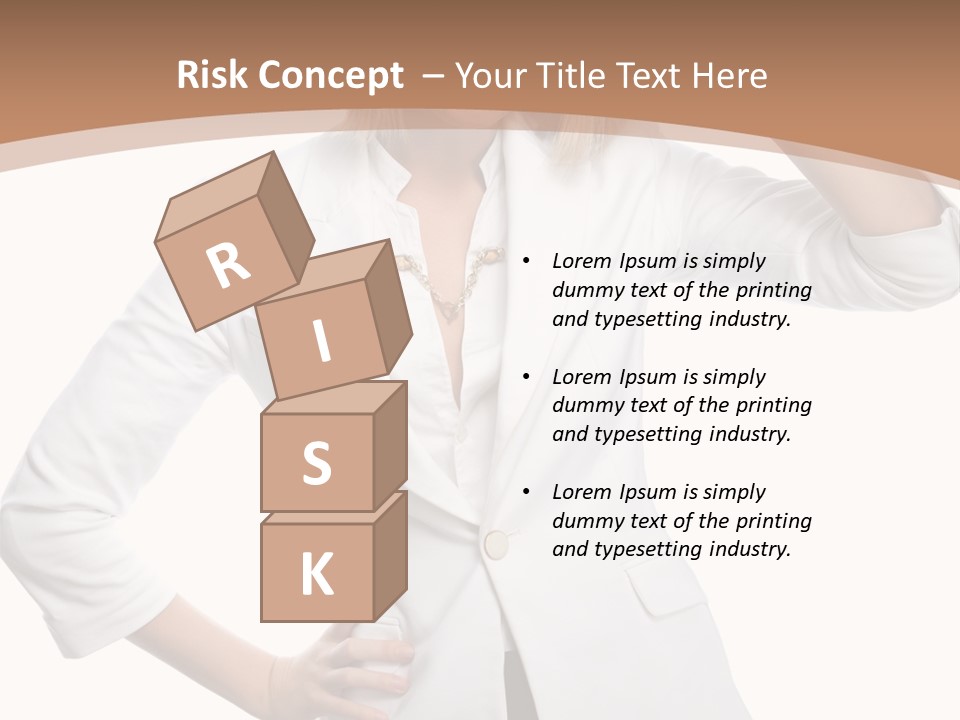 Health Happiness Woman PowerPoint Template