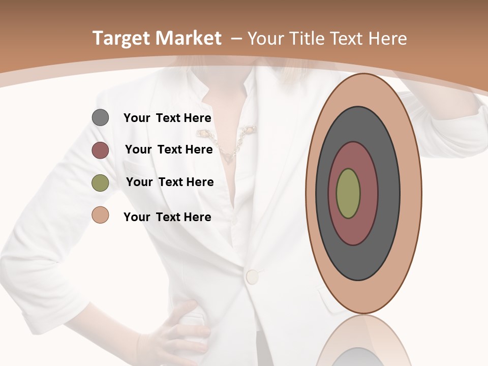 Health Happiness Woman PowerPoint Template