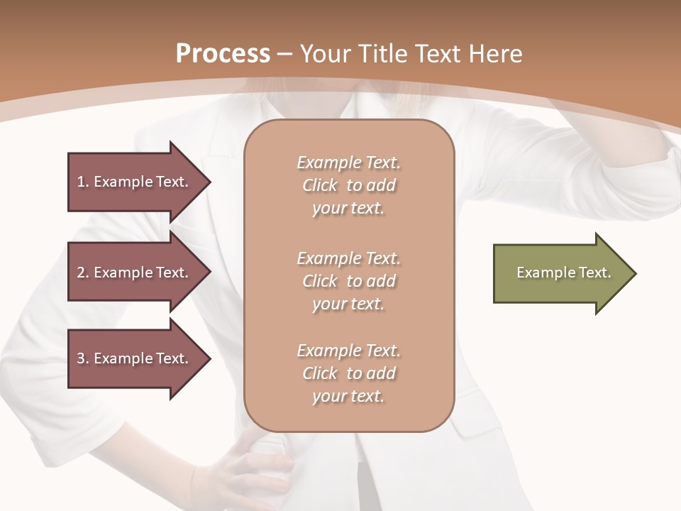 Health Happiness Woman PowerPoint Template