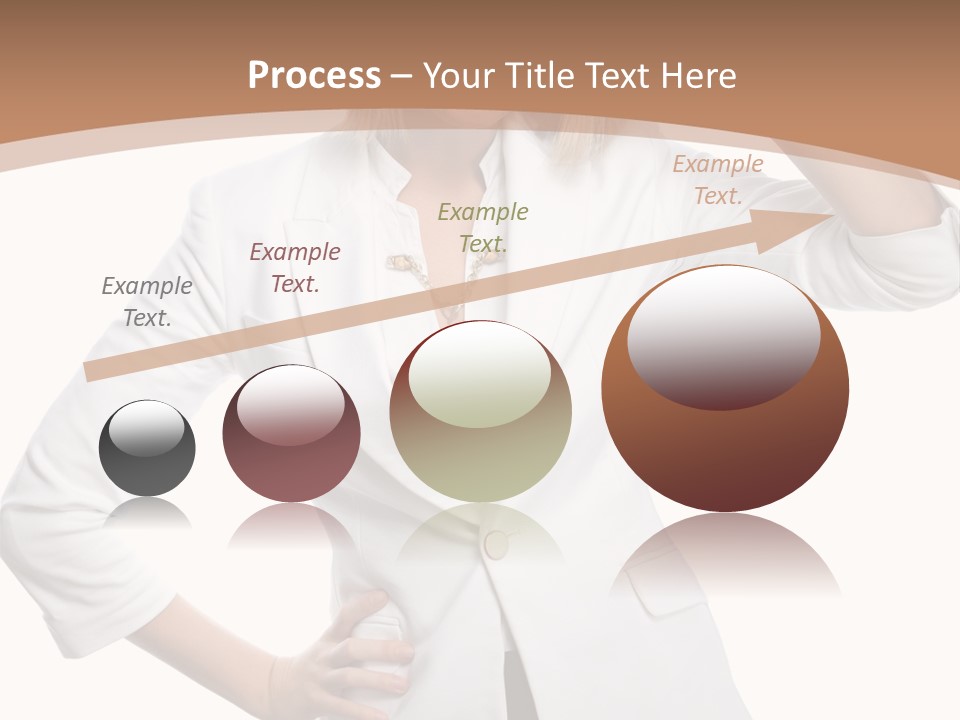 Health Happiness Woman PowerPoint Template