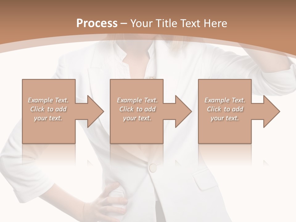 Health Happiness Woman PowerPoint Template